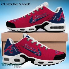 Atlanta Braves MLB Air Cushion Sport Shoes Custom Name For Men Women - Atlanta Braves MLB Air Cushion Shoes Custom Name_2