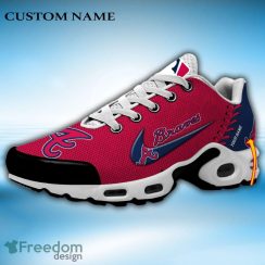 Atlanta Braves MLB Air Cushion Sport Shoes Custom Name For Men Women