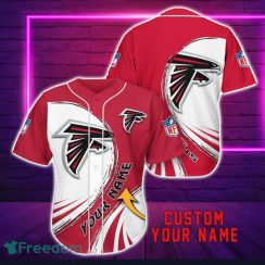 Atlanta Falcons Personalized Name 3D Baseball Jersey Shirt For Fans