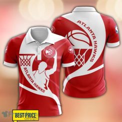 Atlanta Hawks 3D Polo Shirt Sport Style Gift For Men Product Photo 1