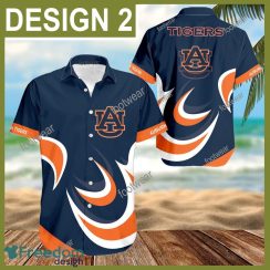 Auburn Tigers 3D Hawaiian Shirt For Men Gifts New Trending Shirts Beach Holiday Summer - NCAA Auburn Tigers 3D Hawaiian Shirt Pattern Style 2