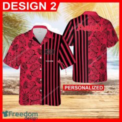 Audi Car Racing Cruise Logo Aloha Hawaiian Shirt Gift For Fans Custom Name - Audi Car Racing Hawaiian Shirt Personalized Photo 2