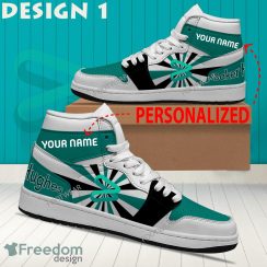 Baker Hughes Brand Logo Air Jordan 1 Hightop Shoes New Trending Custom Name