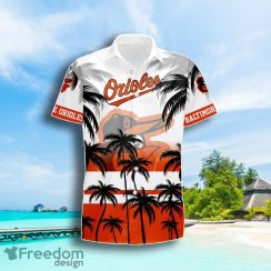Baltimore Orioles Coconut Tree Beach Pattern Pattern Hawaiian Shirt Summer Gift For Men Women Product Photo 2