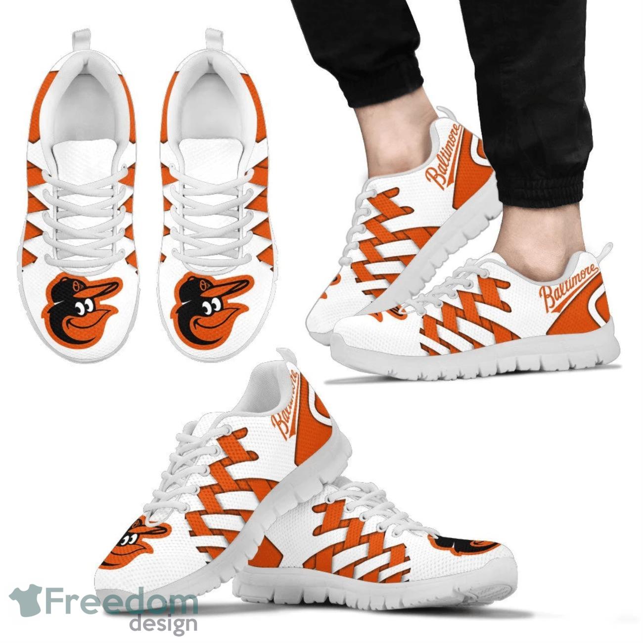 Baltimore Orioles Logo Team Sneaker Shoes Gift For Fans Product Photo 2