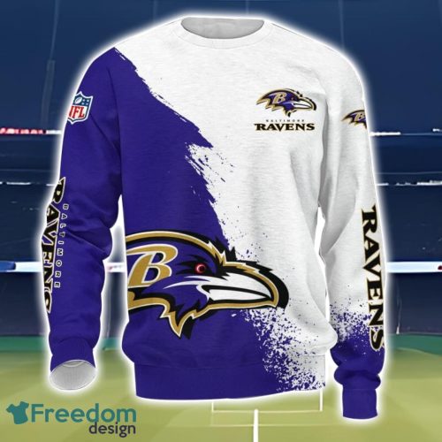 Baltimore Ravens 3D All Over Printed T-shirt Hoodie Sweatshirt Product Photo 3