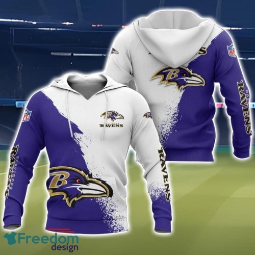 Baltimore Ravens 3D All Over Printed T-shirt Hoodie Sweatshirt Product Photo 1