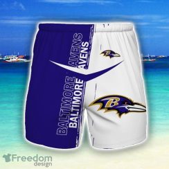 Baltimore Ravens 3D All Print Beach Shorts For Men Fans Sport Gift