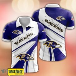 Baltimore Ravens 3D Polo Shirt Sport Style Gift For Men Product Photo 1