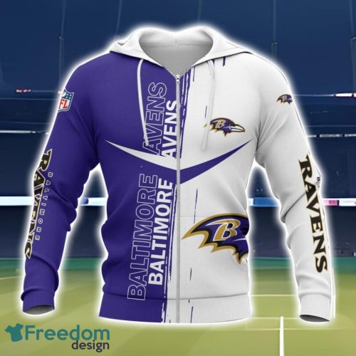 Baltimore Ravens 3D Printing T-Shirt Hoodie Sweatshirt For Fans Product Photo 2