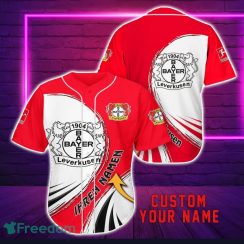 Bayer 04 Leverkusen Personalized Name 3D Baseball Jersey Shirt For Fans