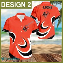 BC Lions 3D Hawaiian Shirt For Men Gifts New Trending Shirts Beach Holiday Summer - CFL BC Lions 3D Hawaiian Shirt Pattern Style 2