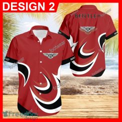Bentley Car Racing Hawaiian Shirt Logo Brand Design For Men Gifts Summer Holiday - Bentley Car Racing Hawaiian Shirt Vintage Pattern Style 2