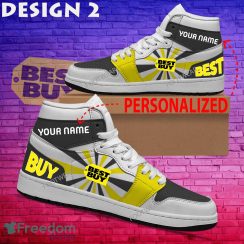 Best Buy Brand Logo Air Jordan 1 Hightop Shoes New Trending Custom Name - Best Buy Brand Logo Air Jordan 1 Hightop Shoes Style 2