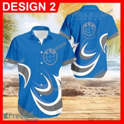 BMW Car Racing Hawaiian Shirt Logo Brand Design For Men Gifts Summer Holiday - BMW Car Racing Hawaiian Shirt Vintage Pattern Style 2