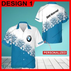BMW Motorrad Motorcycle Flower Vintage Surfboard Logo Beach Hawaiian Shirt Men And Women Gift Custom Name BMW Motorrad Motorcycle Flower Vintage Surfboard Logo Beach Hawaiian Shirt Men And Women Gift Custom Name