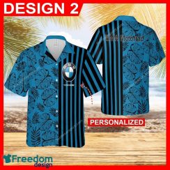 BMW Motorrad Motorcycle Surfboard Logo Beach Hawaiian Shirt Men And Women Gift Custom Name - BMW Motorrad Motorcycle Hawaiian Shirt Personalized Photo 2