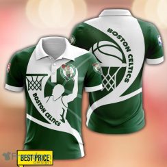 Boston Celtics 3D Polo Shirt Sport Style Gift For Men