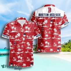 Boston Red Sox Tropical Coconut Tree Pattern Hawaiian Shirt Summer Gift For Men Women Boston Red Sox Tropical Coconut Tree Pattern Hawaiian Shirt Summer Gift For Men Women