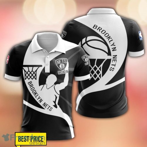 Brooklyn Nets 3D Polo Shirt Sport Style Gift For Men Product Photo 1