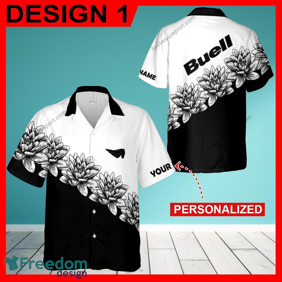 Buell Motorcycle Flower Vintage Hibiscus Logo 3D Hawaiian Shirt For Men And Women Custom Name image Buell Motorcycle Flower Vintage Hibiscus Logo 3D Hawaiian Shirt For Men And Women Custom Name - Buell Motorcycle Flower Vintage Hawaiian Shirt Style 1