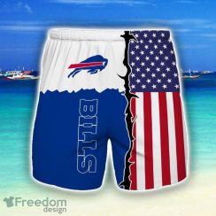 Buffalo Bills Beach Short Gift For Men US Flag Printed