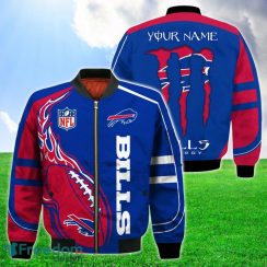 Buffalo Bills Bomber 3D Jackets Style Gift Mens Monter Energy Custom Name
