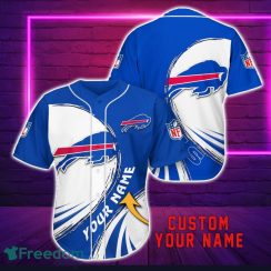 Buffalo Bills Personalized Name 3D Baseball Jersey Shirt For Fans