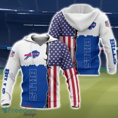 Buffalo Bills US Flag 3D All Over Printed T-shirt Hoodie Sweatshirt Product Photo 1