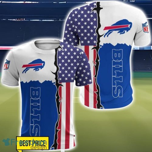 Buffalo Bills US Flag 3D All Over Printed T-shirt Hoodie Sweatshirt Product Photo 5