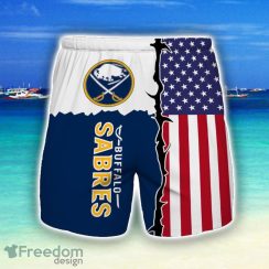 Buffalo Sabres Beach Short Gift For Men US Flag Printed