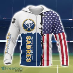 Buffalo Sabres US Flag 3D All Over Printed T-shirt Hoodie Sweatshirt Product Photo 2