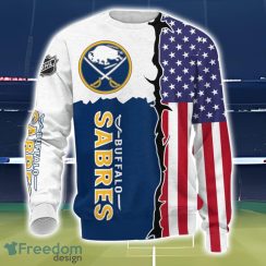 Buffalo Sabres US Flag 3D All Over Printed T-shirt Hoodie Sweatshirt Product Photo 3