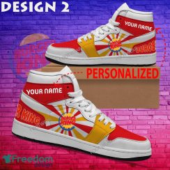 Burger King Brand Logo Air Jordan 1 Hightop Shoes New Trending Custom Name - Burger King Brand Logo Air Jordan 1 Hightop Shoes Style 2