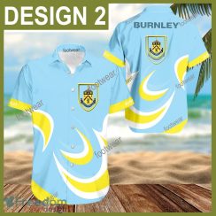 Burnley 3D Hawaiian Shirt For Men Gifts New Trending Shirts Beach Holiday Summer - EPL Burnley 3D Hawaiian Shirt Pattern Style 2