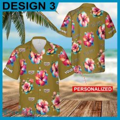 Cadillac Car Racing Flower Vintage Seashell New Beach Hawaiian Shirt For Summer Custom Name image Cadillac Car Racing Flower Vintage Seashell New Beach Hawaiian Shirt For Summer Custom Name - Cadillac Car Racing Flower Vintage Hawaiian Shirt Style 3