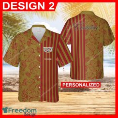 Cadillac Car Racing Seashell New Beach Hawaiian Shirt For Summer Custom Name - Cadillac Car Racing Hawaiian Shirt Personalized Photo 2