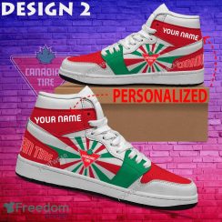 Canadian Tire Brand Logo Air Jordan 1 Hightop Shoes New Trending Custom Name - Canadian Tire Brand Logo Air Jordan 1 Hightop Shoes Style 2