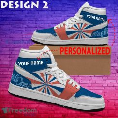 Capital One Brand Logo Air Jordan 1 Hightop Shoes New Trending Custom Name - Capital One Brand Logo Air Jordan 1 Hightop Shoes Style 2