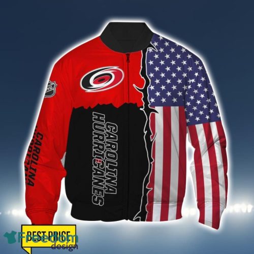 Carolina Hurricanes US Flag 3D All Over Printed T-shirt Hoodie Sweatshirt Product Photo 4