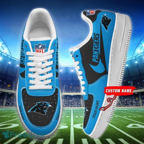 Carolina Panthers Personalized Air Force 1 Shoes Unique Sport Shoes Product Photo 1