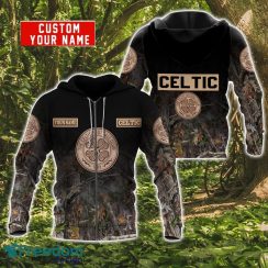 Celtic FC Personalized Name 3D Hoodie Zip Hoodie For Hunting And Sport Fans Product Photo 2