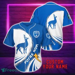 Chamois Niortais FC Personalized Name 3D Baseball Jersey Shirt For Fans