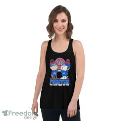 Charlie Brown And Snoopy Detroit Pistons Forever Not Just When We Win National Basketball Association Shirt - Women's Flowy Racerback Tank