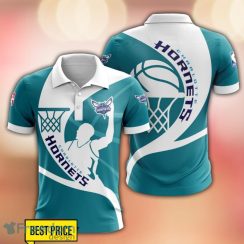 Charlotte Hornets 3D Polo Shirt Sport Style Gift For Men