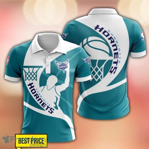 Charlotte Hornets 3D Polo Shirt Sport Style Gift For Men Product Photo 1