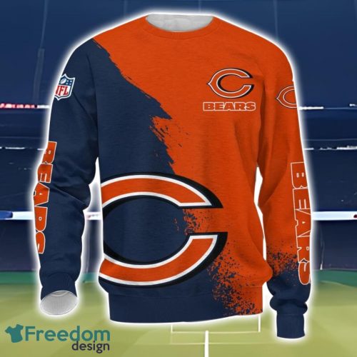 Chicago Bears 3D All Over Printed T-shirt Hoodie Sweatshirt Product Photo 3