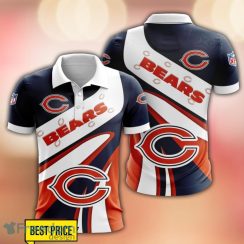 Chicago Bears 3D Polo Shirt Sport Style Gift For Men