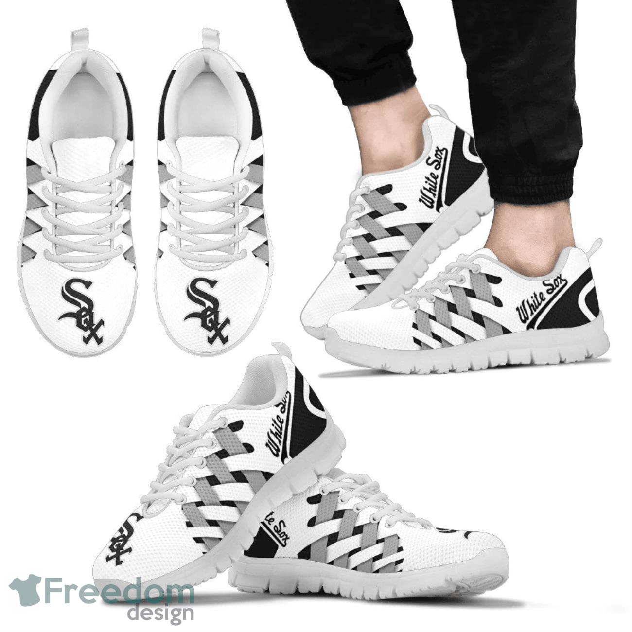 Chicago White Sox Logo Team Sneaker Shoes Gift For Fans Product Photo 2