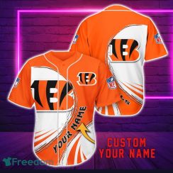 Cincinnati Bengals Personalized Name 3D Baseball Jersey Shirt For Fans